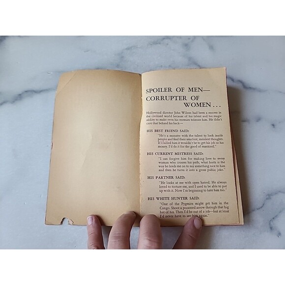 White Hunter, Black Heart By Peter Viertel Paperback - Picture 2 of 10